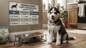 Husky puppy feeding chart